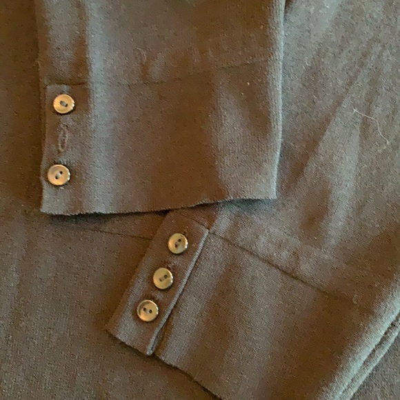 Talbots Flat Knit 3/4 Sleeve Sweater Jacket Cardi - Picture 7 of 7